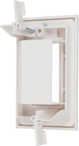 لوحة حائط كابل ذات جهد منخفض مجوفة من نقطة المشتري، منفذ سهل التركيب لإخفاء وتمرير أسلاك التكنولوجيا من خلال HDMI والتلفزيون والفيديو والصوت والشبكة وأسلاك السماعات وغطاء خافي العيوب (عبوتان) in Kuwait