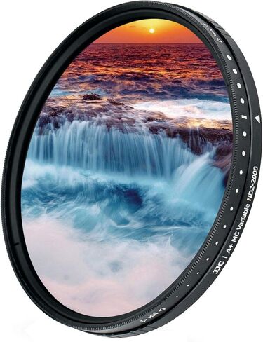JJC 43mm ND Filter ND2-2000 VND Variable Neutral Density Adjustable Fader in Saudi Arabia