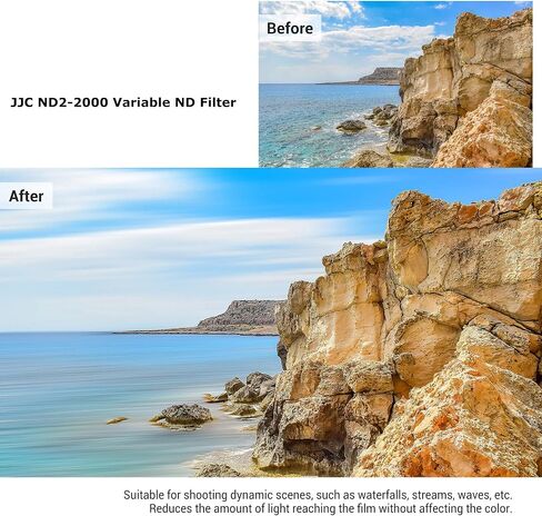 JJC 43mm ND Filter ND2-2000 VND Variable Neutral Density Adjustable Fader in Saudi Arabia