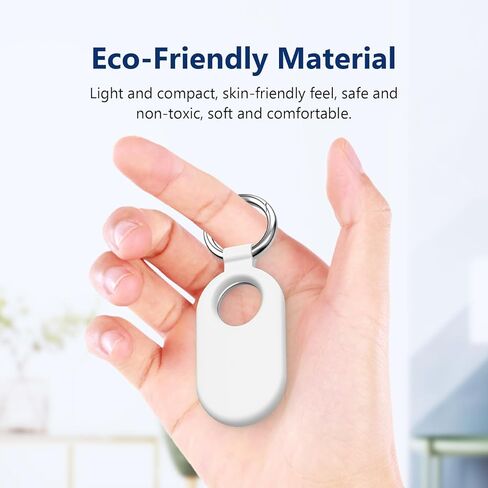 حامل تعقب العلامات من Maecker متوافق مع حافظة Samsung Galaxy SmartTag2 وسلسلة مفاتيح وحلقة ملحقات مكتشف العناصر حزمة من 2 - بني in Kuwait