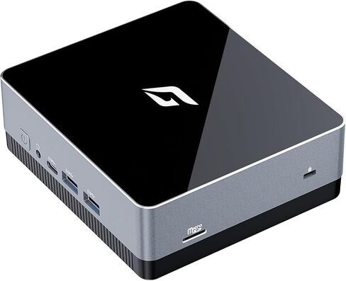 كمبيوتر CyberGeek Nano Mini PC Win 11 Pro، Intel N5095A رباعي النواة (Beat N5105) يصل إلى 2.9 جيجا هرتز، ذاكرة الوصول العشوائي 16 جيجابايت 3200 ميجا هرتز، كمبيوتر صغير 1 تيرابايت SSD، سطح مكتب صغير يدعم شاشة مزدوجة 4K، USB-C، WiFi/BT، RJ45/HDMI/ فيسا in Kuwait