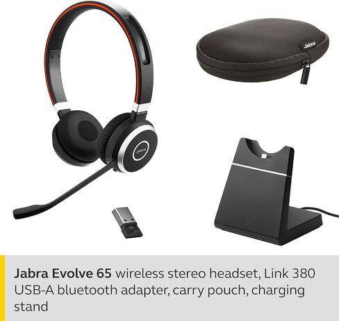 Jabra Evolve 65 With Charging Stand MS Stereo in Saudi Arabia