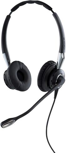 جبرا سماعة راس سلكية 2400 II USB DUO CC لمركز الاتصال للهاتف السوفت مع ميكروفون بخاصية الغاء الضوضاء، مثالية للاتصال الموحد in Saudi Arabia