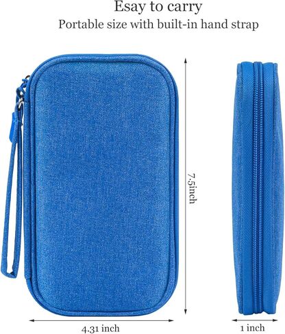 حقيبة الملحقات الإلكترونية، منظم حامل سلك الكابل العالمي/حافظة إلكترونية، حقيبة منظم الكابلات المحمولة المقاومة للماء، حقيبة محركات أقراص فلاش USB، حقيبة حافظة الكابل، منظم حقيبة USB، حقيبة شاحن USB in Kuwait