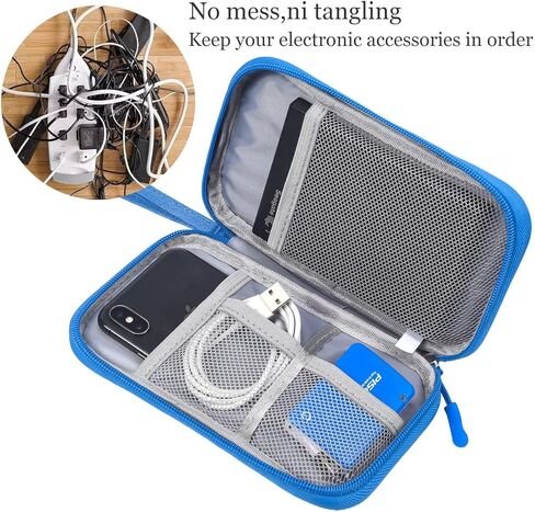 حقيبة الملحقات الإلكترونية، منظم حامل سلك الكابل العالمي/حافظة إلكترونية، حقيبة منظم الكابلات المحمولة المقاومة للماء، حقيبة محركات أقراص فلاش USB، حقيبة حافظة الكابل، منظم حقيبة USB، حقيبة شاحن USB in Kuwait