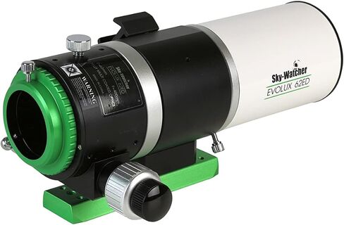 سكاي ووتشر تلسكوب ايفولوكس 62ED مزدوج الانكسار من سكاي ووتشر - انبوب بصري صغير ومحمول للتصوير الفلكي وعلم الفلك البصري بأسعار معقولة، ابيض (S11305) in Kuwait