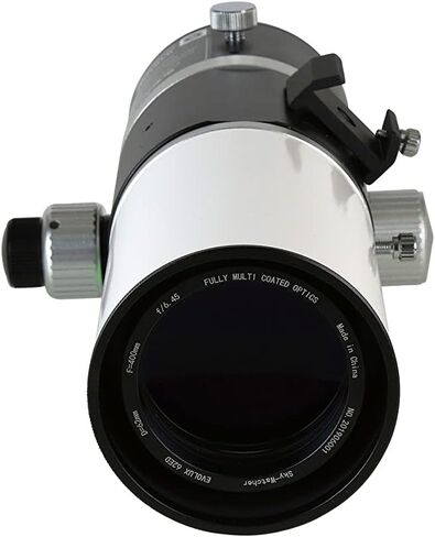 سكاي ووتشر تلسكوب ايفولوكس 62ED مزدوج الانكسار من سكاي ووتشر - انبوب بصري صغير ومحمول للتصوير الفلكي وعلم الفلك البصري بأسعار معقولة، ابيض (S11305) in Kuwait