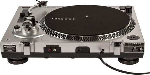 Crosley KT100BT-BK Belt-Drive Bluetooth Turntable Stereo System with Speakers, Black in Saudi Arabia