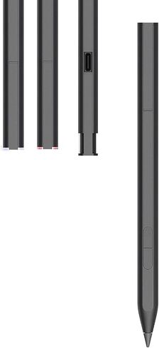 Rechargeable MPP 2.0 Tilt Pen Compatible for HP Touch Screen Devices, Compact Design Stylus Pen with 4096 Pressure Sensitivity, Magnetic Attachment Function, Black (3J122AA) in Saudi Arabia