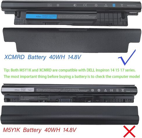 40Wh XCMRD Laptop Battery for Dell Inspiron 15 3000 Series 3521 3531 3537 3541 3542 15R 5537 5521 17R 17 3721 3737 5737 5721 14R 14 3421 3437 5421 5437 7447 Latitude 3440 3540 Vostro 2421 2521 P28F in Saudi Arabia