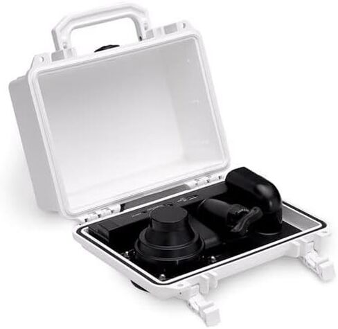 DemerBox DB1: Waterproof, Portable, and Rugged Outdoor Bluetooth Speakers. Loud Sound, 40+ hr Battery Life, Dry Box + USB Charging (Uyuni White) in Kuwait