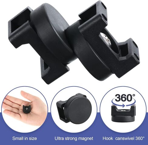 Magnetic Zip Tie Mount Multipurpose Magnetic Cable Holder Cable Tie Mount Magnets Magnetic Wire Management Bases with Heavy Duty Cable Zip Ties, Tie Mount Nylon Cable Ties in Total (60 Pieces, 22 mm) in Kuwait