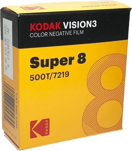 Kodak Super 8 Color Negative VISION3 500T 7219/50' Cartridge in Saudi Arabia