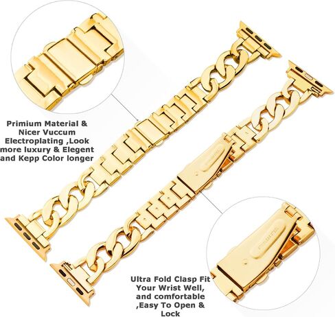 Kolgios 38/40/41mm 42/44/45mm عصابات الساعة الذكية الرائعة للنساء متوافقة مع Apple Watch Bands Series 9/8/7/6/SE/5/4 حزام ساعة بديل أنيق لـ Iwatch 9/8 سوار هدية لها in Kuwait