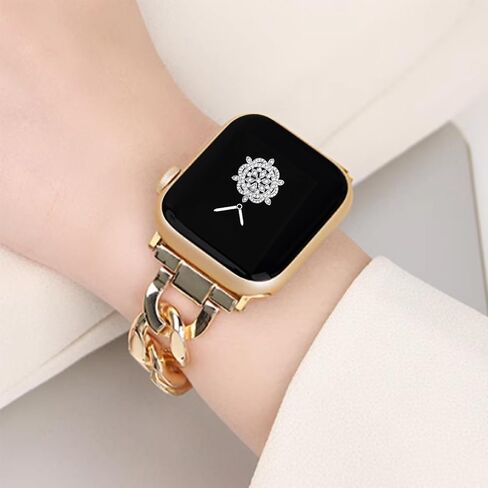 Kolgios 38/40/41mm 42/44/45mm عصابات الساعة الذكية الرائعة للنساء متوافقة مع Apple Watch Bands Series 9/8/7/6/SE/5/4 حزام ساعة بديل أنيق لـ Iwatch 9/8 سوار هدية لها in Kuwait