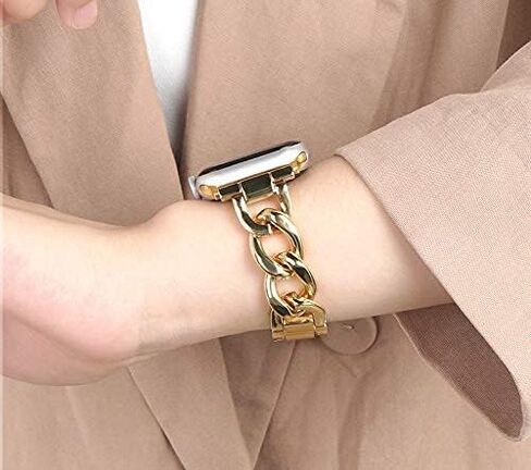 Kolgios 38/40/41mm 42/44/45mm عصابات الساعة الذكية الرائعة للنساء متوافقة مع Apple Watch Bands Series 9/8/7/6/SE/5/4 حزام ساعة بديل أنيق لـ Iwatch 9/8 سوار هدية لها in Kuwait