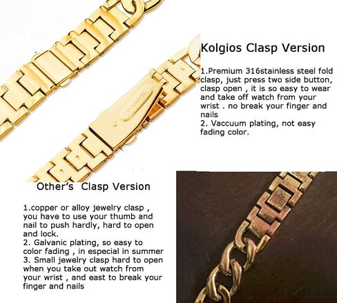 Kolgios 38/40/41mm 42/44/45mm عصابات الساعة الذكية الرائعة للنساء متوافقة مع Apple Watch Bands Series 9/8/7/6/SE/5/4 حزام ساعة بديل أنيق لـ Iwatch 9/8 سوار هدية لها in Kuwait