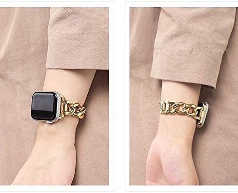 Kolgios 38/40/41mm 42/44/45mm عصابات الساعة الذكية الرائعة للنساء متوافقة مع Apple Watch Bands Series 9/8/7/6/SE/5/4 حزام ساعة بديل أنيق لـ Iwatch 9/8 سوار هدية لها in Kuwait