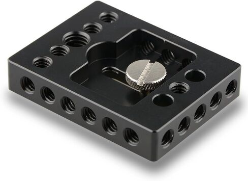 CAMVATE Camera Baseplate with 1/4" & 3/8" Thread Hole for DSLR Camera Cage Rig - 1578 in Saudi Arabia
