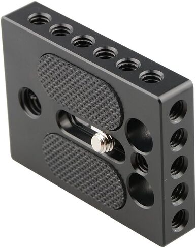 CAMVATE Camera Baseplate with 1/4" & 3/8" Thread Hole for DSLR Camera Cage Rig - 1578 in Saudi Arabia