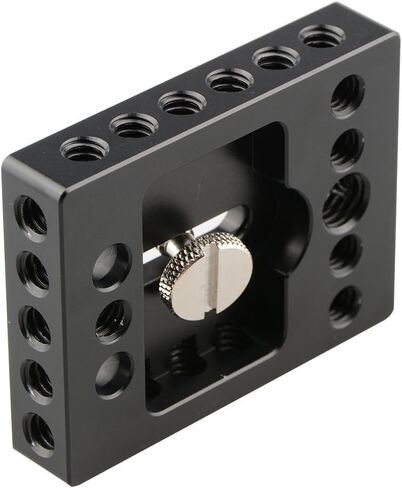 CAMVATE Camera Baseplate with 1/4" & 3/8" Thread Hole for DSLR Camera Cage Rig - 1578 in Saudi Arabia