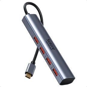 10Gbps USB C Hub, USB C Splitter,USB C to USB C/A Hub,4 Ports USB C Multiport Adapter,USB C to USB Adapter for Laptop,Cellphone,Dell,HP,MacBook,iPad,Samsung.Etc(NOT Support Charging & Monitor) in Saudi Arabia