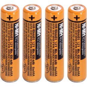 بطارية قابلة للشحن pingju NI-MH AAA 1.2 فولت 630 مللي أمبير في الساعة 4 بطاريات AAA للهواتف اللاسلكية من باناسونيك وأجهزة التحكم عن بعد والإلكترونيات in Kuwait