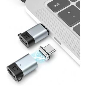 Magnetic USB C Adapter, 24Pins Type C Connector, PD 100W Fast Charging 10Gbs Data Transfer in Saudi Arabia