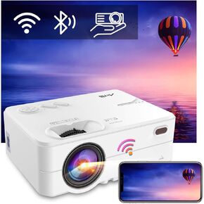 Artlii Enjoy2 Projector with WiFi and Bluetooth, Mini Projector, Portable Projector, Streaming TV Sticks, iOS, Android in Kuwait