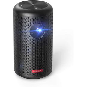 جهاز عرض NEBULA من Anker Capsule II الذكي المحمول - جهاز عرض صغير مزود بتقنية Wi-Fi وBluetooth، 200 ANSI Lumen 720p HD، Android TV 9.0، مكبر صوت 8 واط، 100 بوصة، 5000+ تطبيق، مسرح منزلي، جهاز عرض تلفزيون ذكي in Kuwait