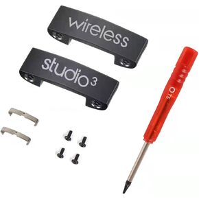Studio 3 Replacement Hinge as Same as The OEM Replacement Parts Accessories Durable Repair Kit Compatible with Beats by Dre Studio3 Wireless (A1914) Headphones (Black)
