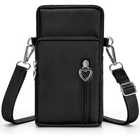 Women Crossbody Cell Phone Purse Wristband Sport Armband Wallet Bag Zipper Nylon Handbags in Saudi Arabia