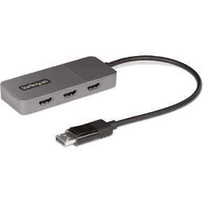 StarTech.com DP to Dual HDMI MST HUB - Dual HDMI 4K 60Hz - DisplayPort Multi Monitor Adapter with 1ft / 30cm Cable - DP 1.4 Multi Stream Transport Hub, DSC | HBR3 - DP to HDMI Splitter (MST14DP122HD) in Kuwait