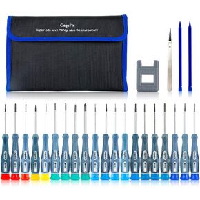 GogoFix Precision Screwdriver Tool Kit Compatible with Electronics, Computer, Laptop, Phone, Pad, Gaming Console, Camera Repair and Maintenance, 20 Pieces in Saudi Arabia