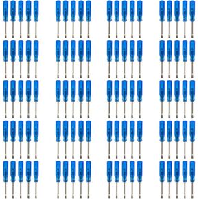 GENNEL 100pcs 45mm x 2mm 2.0mm Mini Size Flat Slotted Word Screwdriver HDD Cellphone Camera Laptop Repair Tool