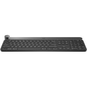 Logitech Craft Advanced Wireless Keyboard with Creative Input Dial and Backlit Keys, Dark Grey and Aluminum in Kuwait
