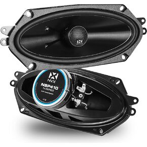 NVX NSP35 3.5" 140W Peak (70W) RMS N-Series 2-Way Coaxial Speakers with 3/4" Silk Dome Tweeters (Pair)