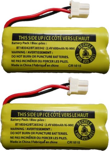 JustGreatDealz Battery BT183342 / BT283342 for Vtech ATT Cordless Telephones CS6114 CS6419 CS6719 EL52300 CL80111 in Kuwait