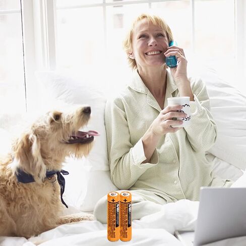 بطارية قابلة للشحن pingju NI-MH AAA 1.2 فولت 630 مللي أمبير في الساعة 4 بطاريات AAA للهواتف اللاسلكية من باناسونيك وأجهزة التحكم عن بعد والإلكترونيات in Kuwait