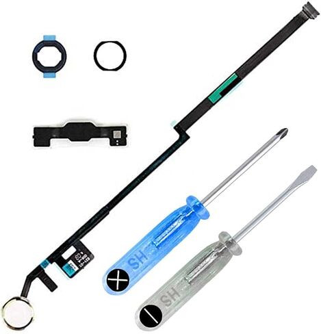 First choose Home Button Replacement for iPad 10.2" 2019 iPad 7/2020 iPad 8 7th (A2197 A2198 A2200), 8th(A2270, A2428, A2429, A2430) Incl Flex Cable Connector and Screwdriver in Saudi Arabia