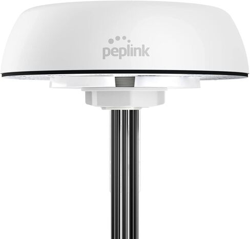 Peplink Cellular and WiFi Antenna Mobility 42G 5G/LTE Ready 2x2 MIMO Dual Band (2.4GHz & 5GHz) External Router Computer Networking Antenna System with GPS Receiver IP68 Rating SMA, 6.5ft, White in Kuwait