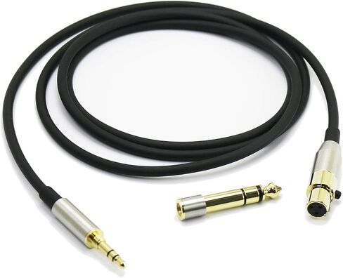 كابل ترقية الصوت البديل من NewFantasia متوافق مع سماعات رأس Beyerdynamic DT 1990 Pro، DT 1770 Pro ومتوافق مع سماعات AKG K371، K175، K275، K245، K182، K7XX بطول 1.6 متر/5 أقدام in Kuwait
