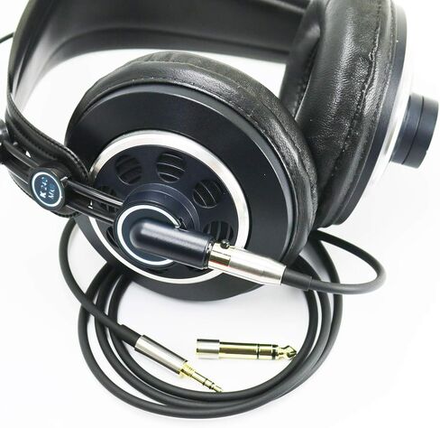 كابل ترقية الصوت البديل من NewFantasia متوافق مع سماعات رأس Beyerdynamic DT 1990 Pro، DT 1770 Pro ومتوافق مع سماعات AKG K371، K175، K275، K245، K182، K7XX بطول 1.6 متر/5 أقدام in Kuwait