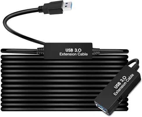 25Feet Active USB 3.0 extension cable,Long USB Extension Cord A-Male A-Female,With Expansion Chipset Signal Boosters, Compatible With Oculus Quest 3,VR, Xbox, PS4, Webcam,etc. in Kuwait