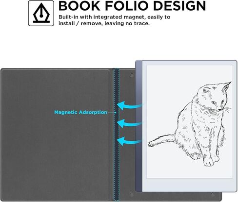 حافظة Ayotu Premuin PU الذكية لجهاز لوحي ورقي رائع مقاس 10.3 بوصات تم إصدارها عام 2020 - قوالب البرامج ونصائح قلم التحديد البديلة - [الكل في حزمة واحدة] - عزز تجربة الكتابة الخاصة بك. in Kuwait