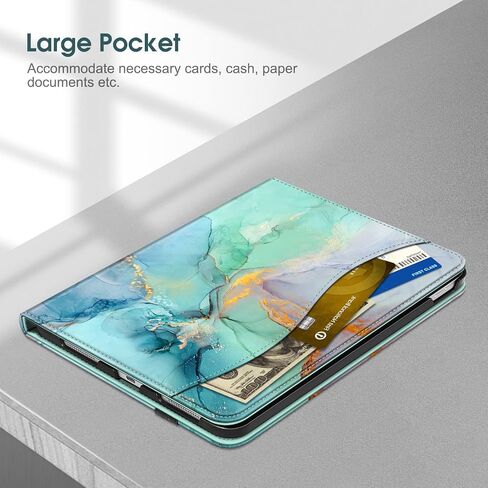 Fintie Folio Case for iPad (A16) 11th Gen 11 in, iPad 10th Generation 10.9" | Multi-Angle Viewing Protective Stand Cover, Built-in Pencil Holder & Storage Pocket, Auto Wake/Sleep, Blossom in Kuwait