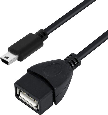 SAITECH IT (2 حزمة كابل USB OTG صغير للكاميرات الرقمية - كابل محول USB A أنثى إلى Mini USB B 5 Pin Male in Saudi Arabia