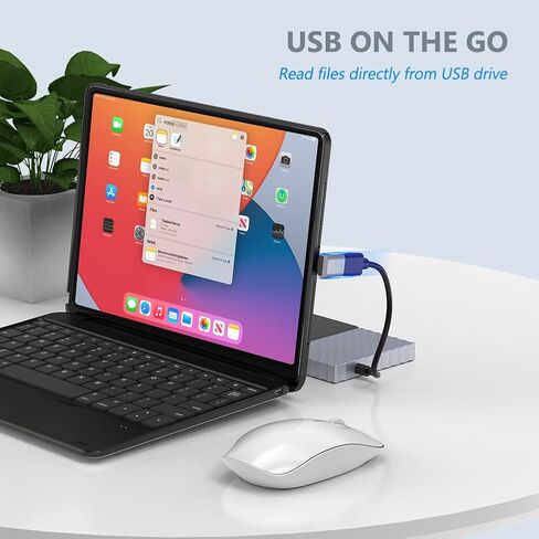yootech 90 درجة USB C إلى USB محول 2 حزمة، محول USB C الزاوية اليمنى، نوع C إلى USB-A 3.0 موصل محول لجهاز MacBook Pro Air iMac، iPad Pro Mini 6، Galaxy S22 وUSB-A كابل محور القرص الصلب الماوس in Kuwait