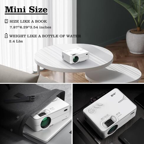 جهاز عرض Artlii Enjoy2 مع واي فاي وبلوتوث، جهاز عرض صغير، جهاز عرض محمول، عصي تلفزيون متدفقة، iOS، أندرويد in Kuwait