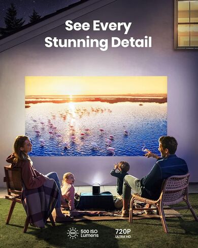 نيبولا جهاز عرض محمول مارس 2 برو 500 ANSI لومن من انكر، اسود، صورة 720p، جهاز عرض فيديو، جهاز عرض تلفزيوني للصور من 30 الى 150 انش، جهاز عرض افلام in Kuwait